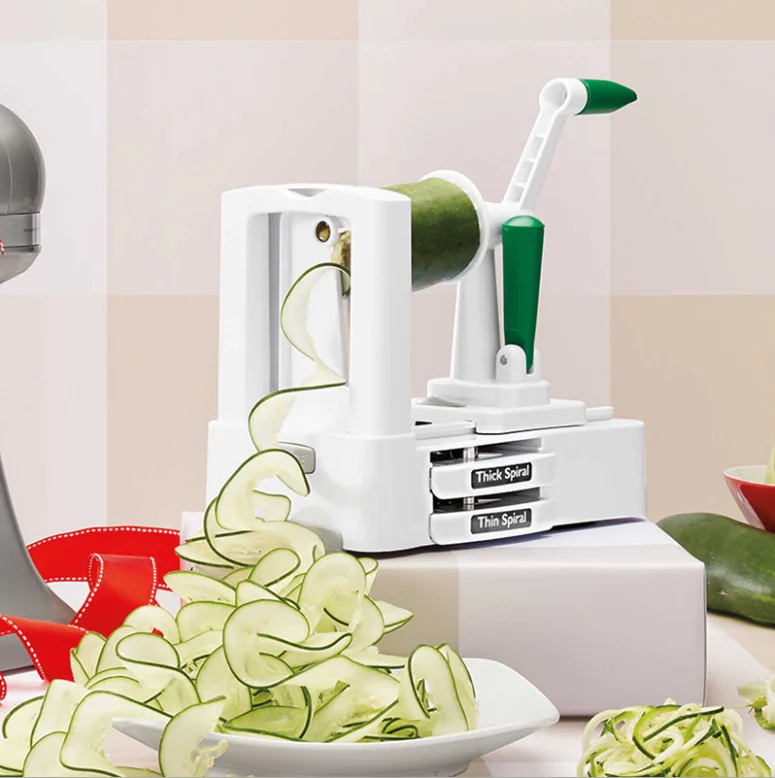 hot sale spiral vegetable slicer, vegetable