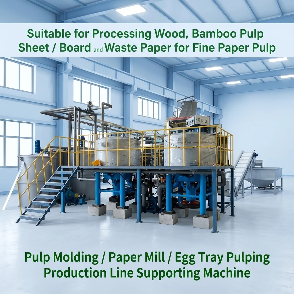 Stainless Steel 304 Durable Motorized Paper Pulping Pulp Beating Machine Making Pulper Hydrapulper for High Quality White Pulp