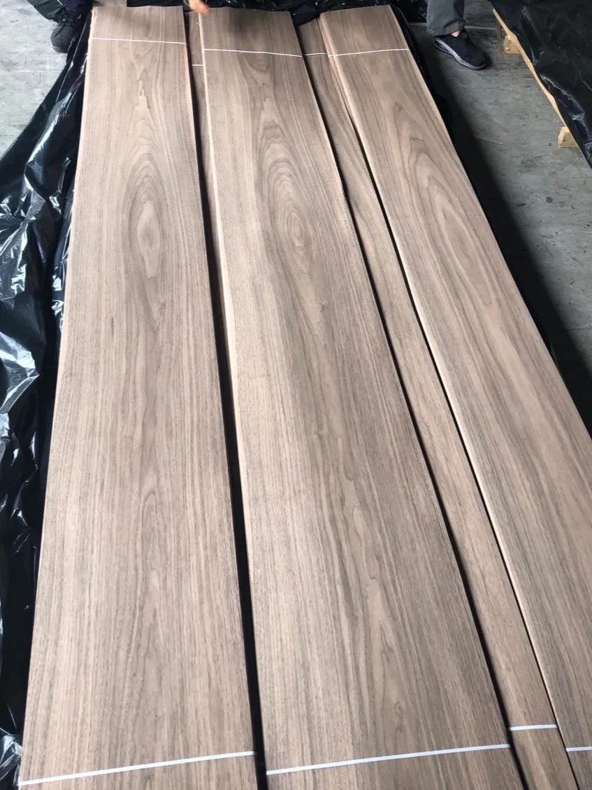 Wholesale Factory Veneer Wood Walnut Sheet 0.45mm 5mm Natural Walnut