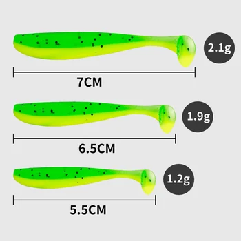 CHEERY Soft Plastics Lure Silicone Baits Arrival Worms Rubber Soft Plastic New 6cm 20pcs/bag PVC Lake Fishing Lure – Soft Lure – view 3