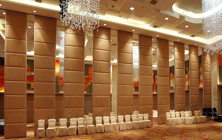 Interior Movable Sound Proof Folding Partition Wall Hotel Movable ...