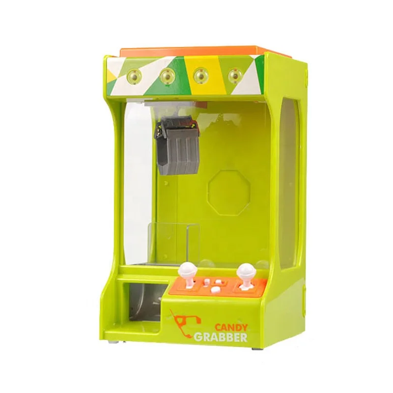 SLW-752 Hot Selling Mini Claw Machine Toys Electronic Musical Candy Grabber  Machine With Lights for Children Gifts
