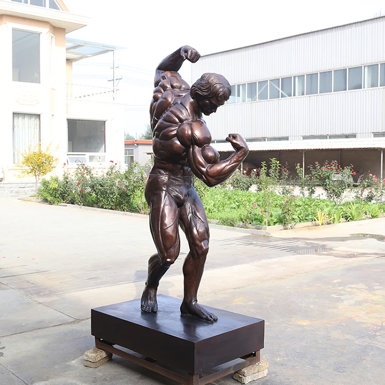 Arnold Schwarzenegger Bronze Bodybuilder Statue Bodybuilding Sculpture