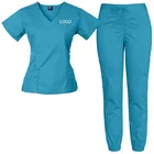 Medical Wholesale Scrubs Uniforms Sets Medical Uniform Plus Size Cotton Dark Gray Joggers Hospital Scrub Uniform Sets