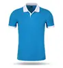 Azul con cuello blanco.