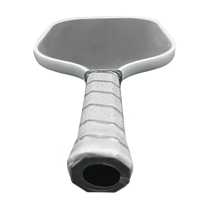 Extended Handle Wide Face T700 Raw Carbon Fiber Thermoformed Pickleball Paddle