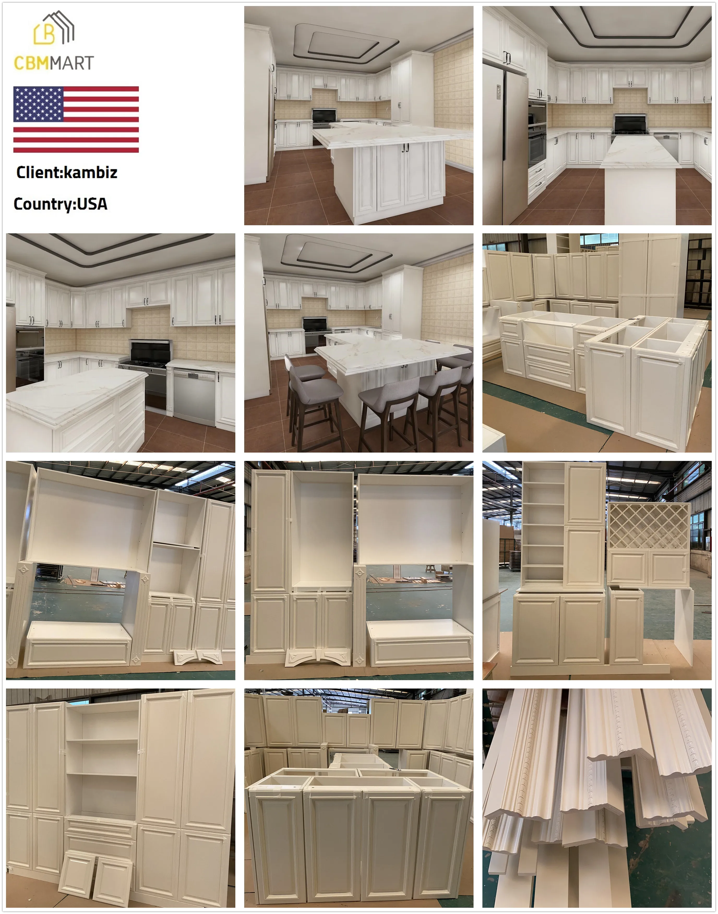 Wholesale Price Ready To Assemble Solid Wood Kitchen Buy