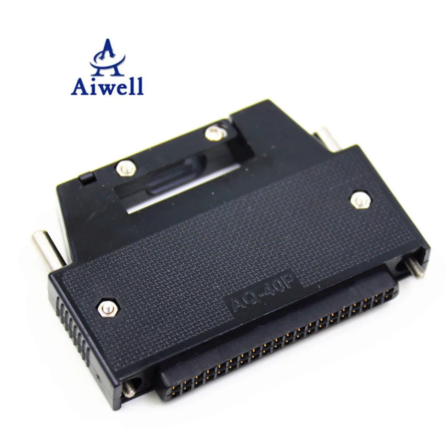 A6CON1 (30個) 三菱 Melsec PLC 40ピンソルダコネクタ A6CON1 | 1年保証、工業用