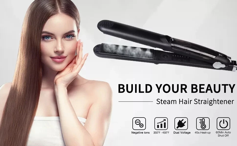 Steam Hair Straightener Hair Flat Iron Steam Hair Straightener