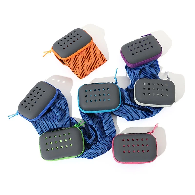 Nouvelle serviette de sport pour l'été, à séchage rapide et effet rafraîchissant, emballée dans un contenant cylindrique en EVA, pour la pratique du fitness en extérieur – sensation de fraîcheur glacée