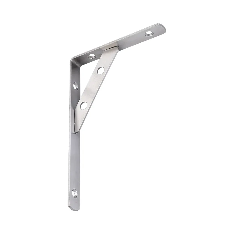 Прочный треугольный настенный металлический кронштейн для дерева