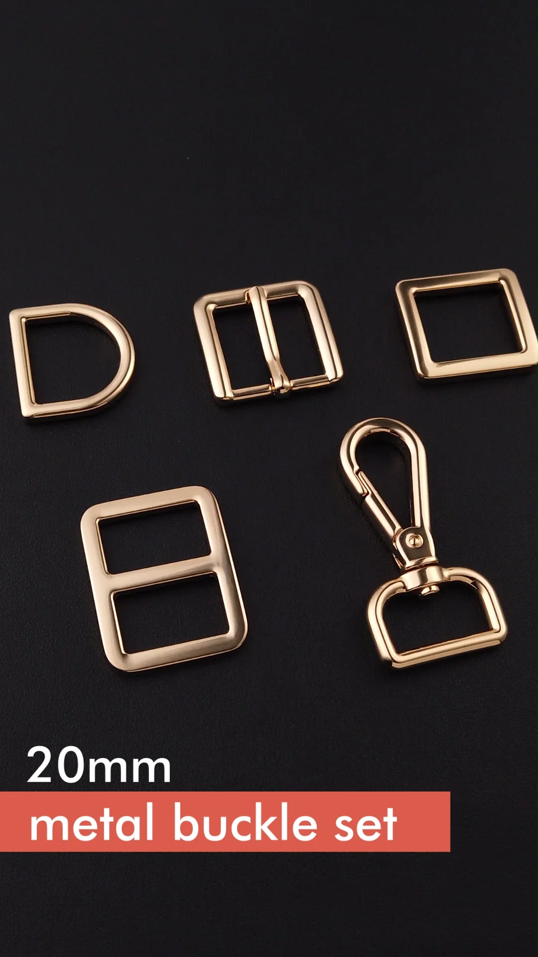 Bag Hardware 20 25mm 38mm D Ring TriGlides Slide Buckles 4/5" 1