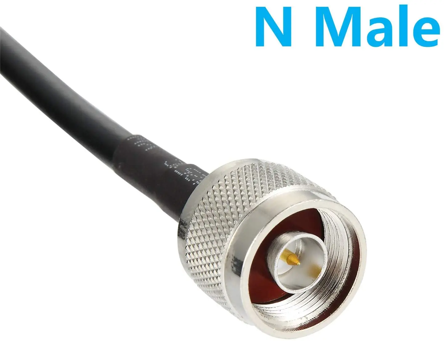 Cabo coaxial de isolamento sólido de PE de baixa perda de 50 ohms Rg8