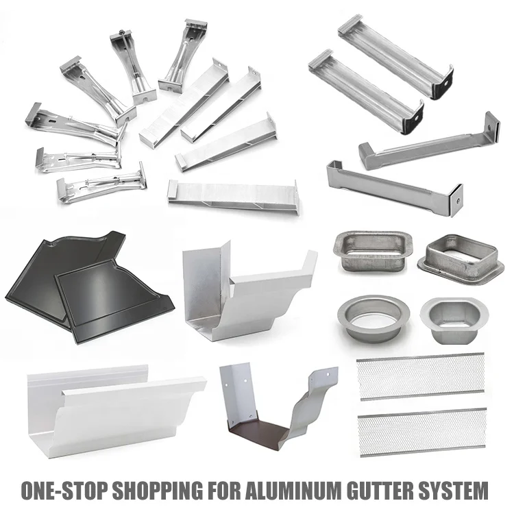 Aluminum Rain Gutter Downspout Outlet for 3 Inch Round or 3x4 Downspouts