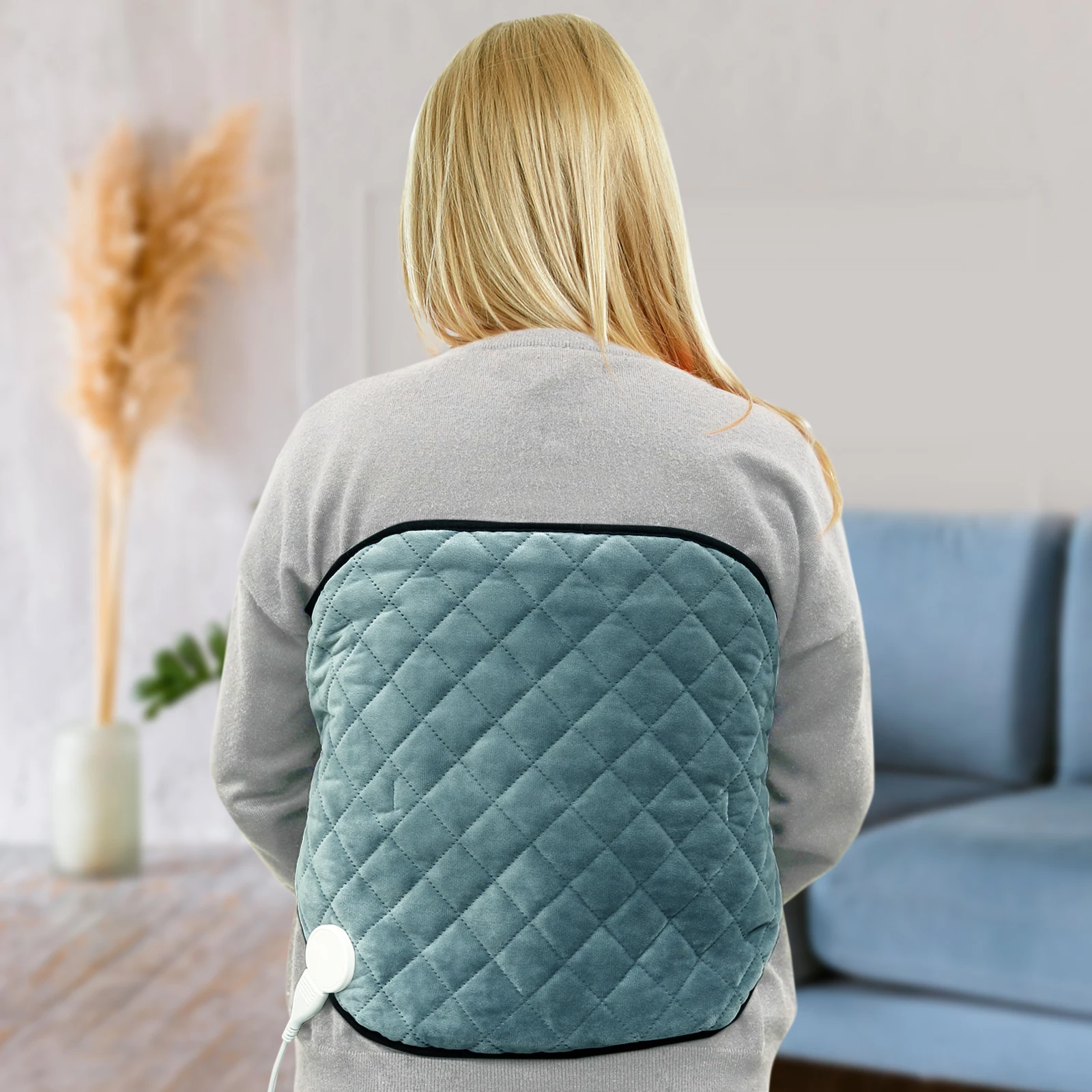 Portable Heated Waist Belt Wrap Fast Heating With Extendable Strap