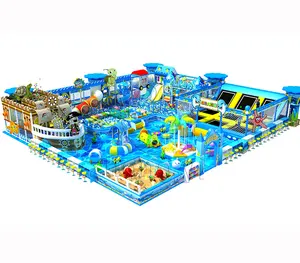 Ocean Theme Indoor Playground Equipment with Ball Pool