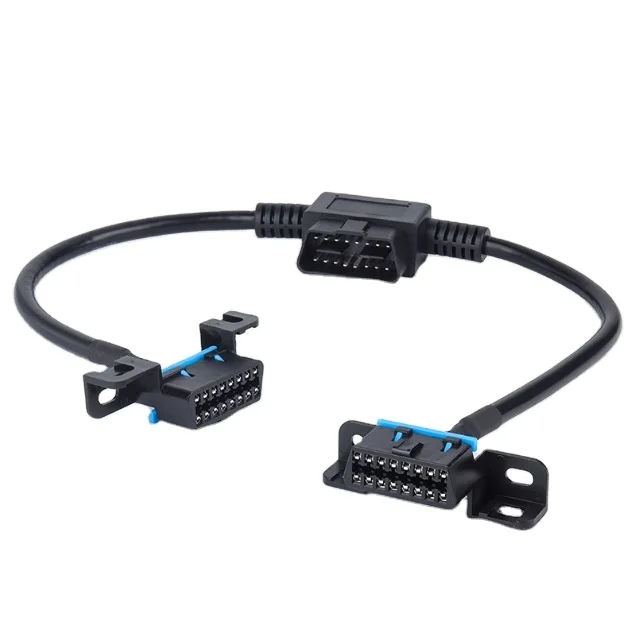 Auto OBD Interface Expansion Cable PBT Insulated Wiring Harness for Electronic Applications