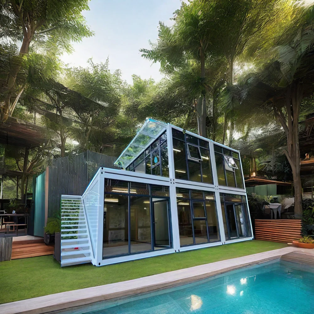 Fashionable Steel Structure Frame Mobile Living Granny Flat Weatherproof Expandable Container for Hotel Use