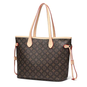 Wholesale Printed Leather Luxury Ladies Fashion Shopper Handbag Purse Tote Bag for Women