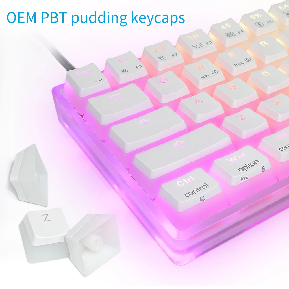 sk61 pudding keycaps