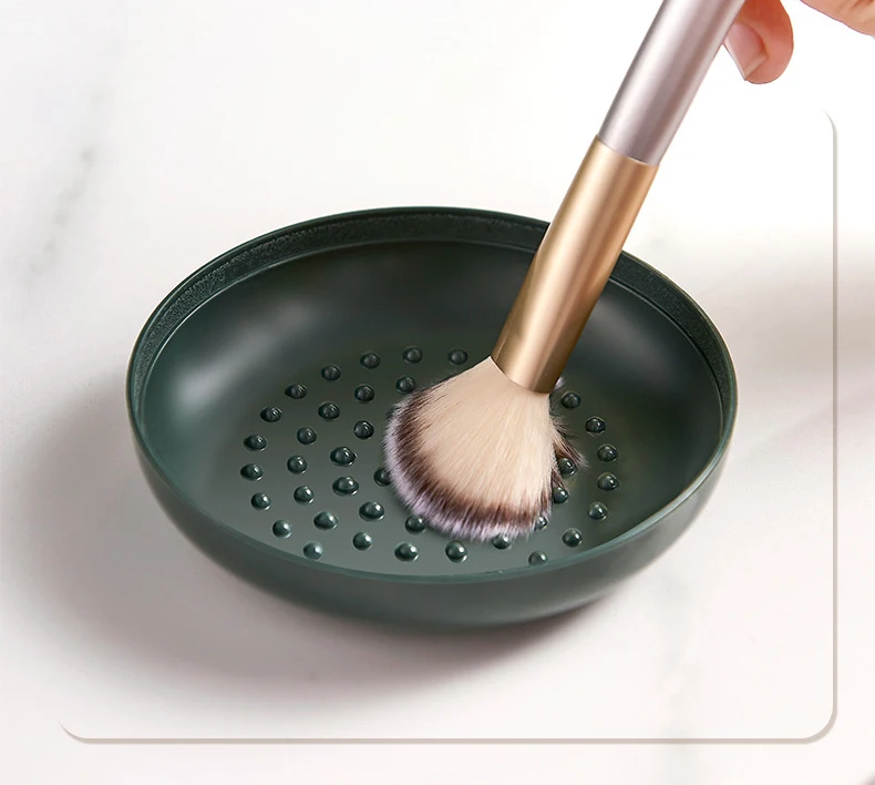 Органайзер для кистей макияжа с пылесборником пластиковый органайзер хранения вместительный Прозрачный держатель