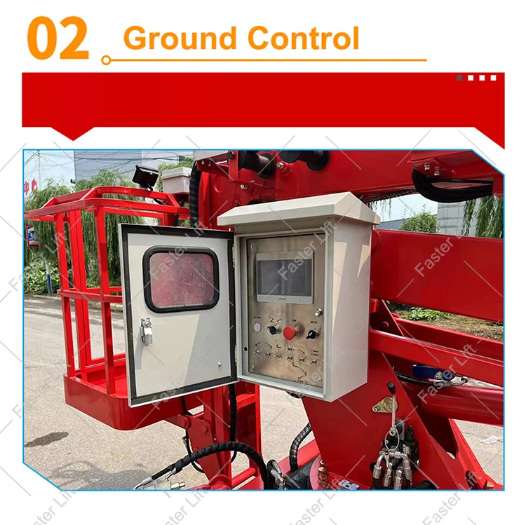 10m-48m Hydraulic Tracked Spider Crawler Picker Boom Tree Work Lift ...