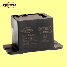 QYZK New Product Load 30A 250VAC Type SPDT Relay Flange T92 Nais 12V Impulse 40a 30a 4 Pin 5pin DC Relay for Motor Control