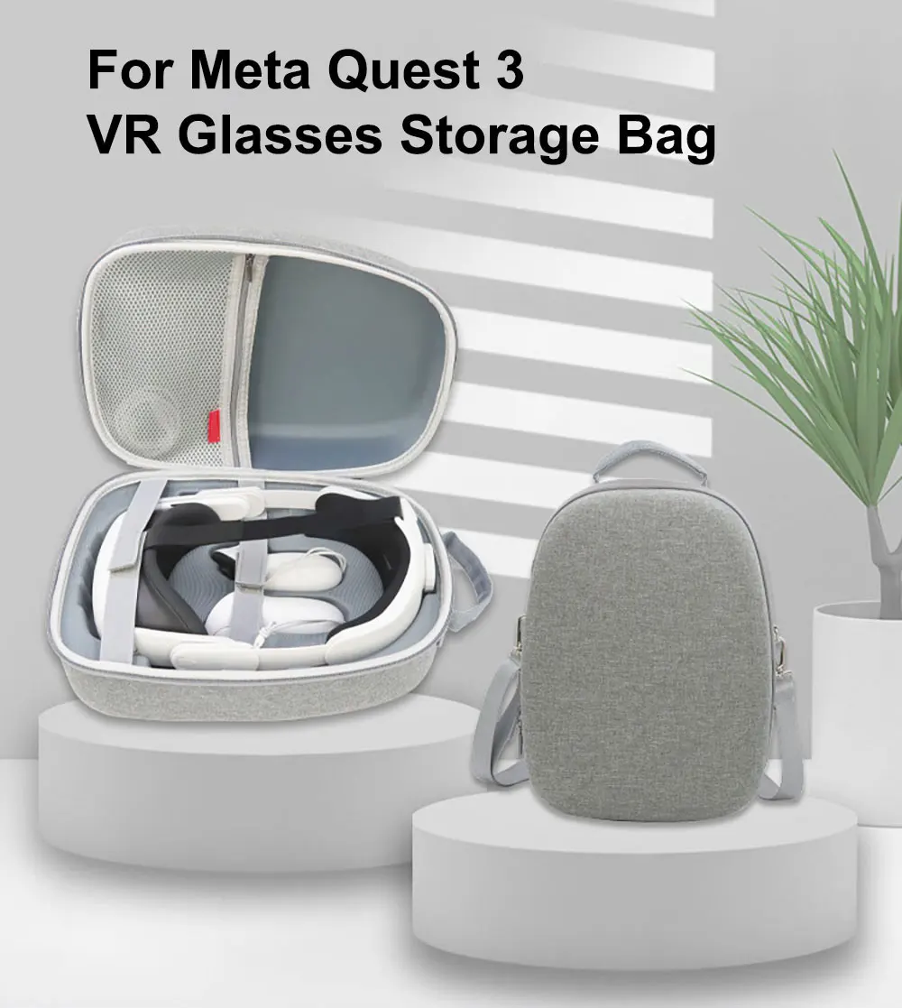 Eva Case Carry Custom Waterproof Travel Foam Portable For Meta Quest 3 Vr Oculus Headset Strap Battery Charging Dock Accessories details