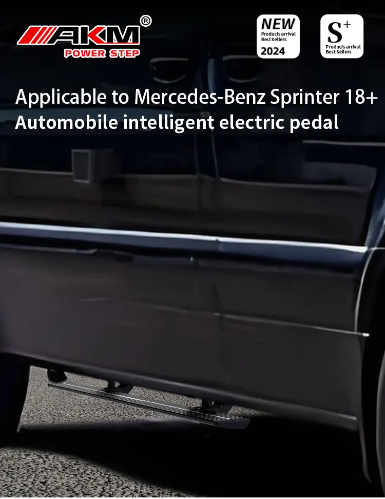 The New Listing Auto Parts and Accessories Quality Side Pedal Waterproof Electric Side Steps for Mercedes Benz Sprinter manufacture