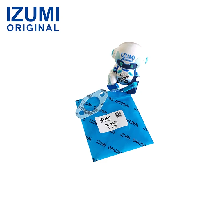 Joint original IZUMI pour lignes d’huile du turbocompresseur, référence 7w2398 / 7w-2398, épaisseur 0,8 mm, pièces détachées pour engins de chantier Caterpillar