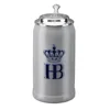 Salt-glazed Stein with tin lid,  1 L
