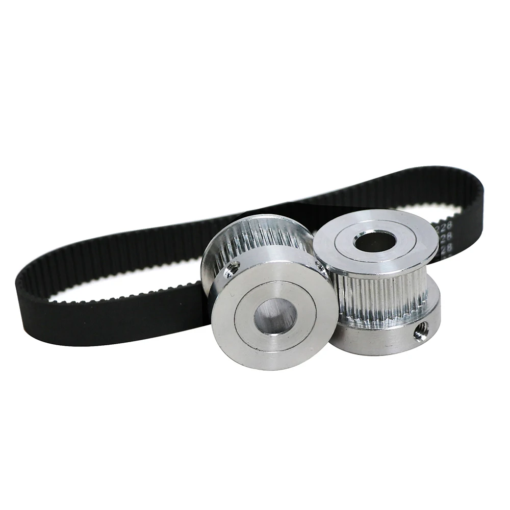 Custom Synchronous Alloy Pulley Htd Gt2/s2mgt8/s8m Gt2 Timing Belt