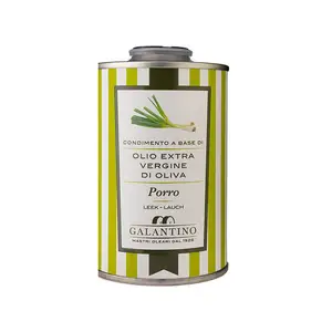 Leek-Flavored Extra Virgin Olive Oil 12 Cans Per Box Premium 250 ml Plant Oil