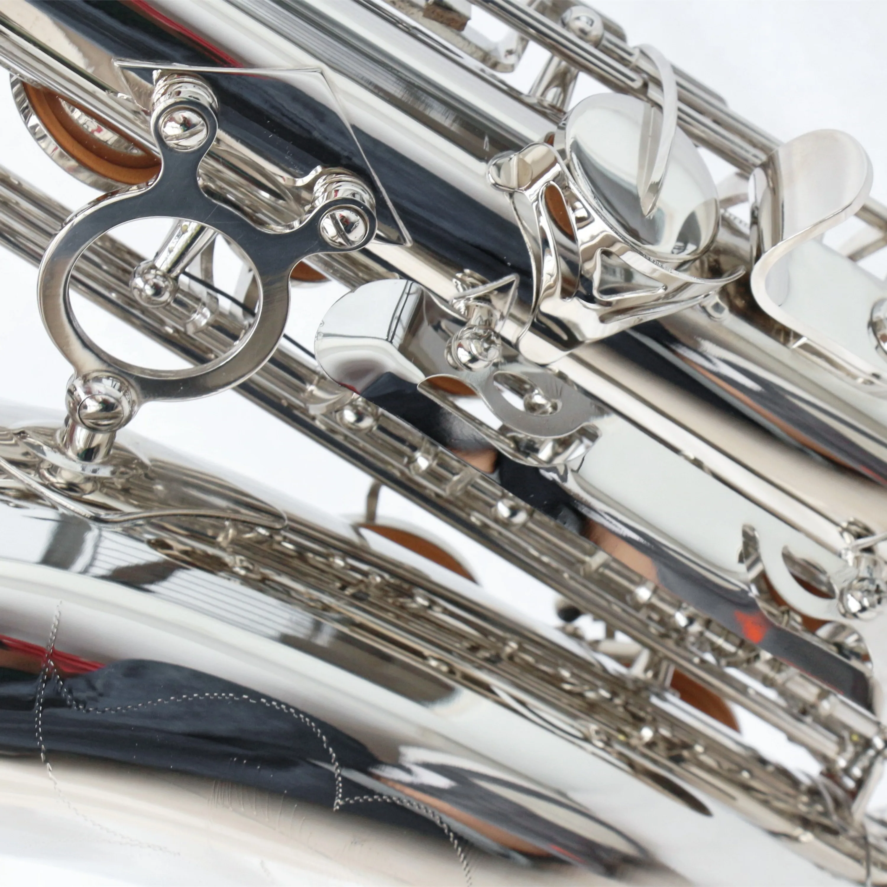 ダブルフィーチャー　銀幕foil セット Focustyle Alto Saxophone - Professional Silver-Nickel Plated