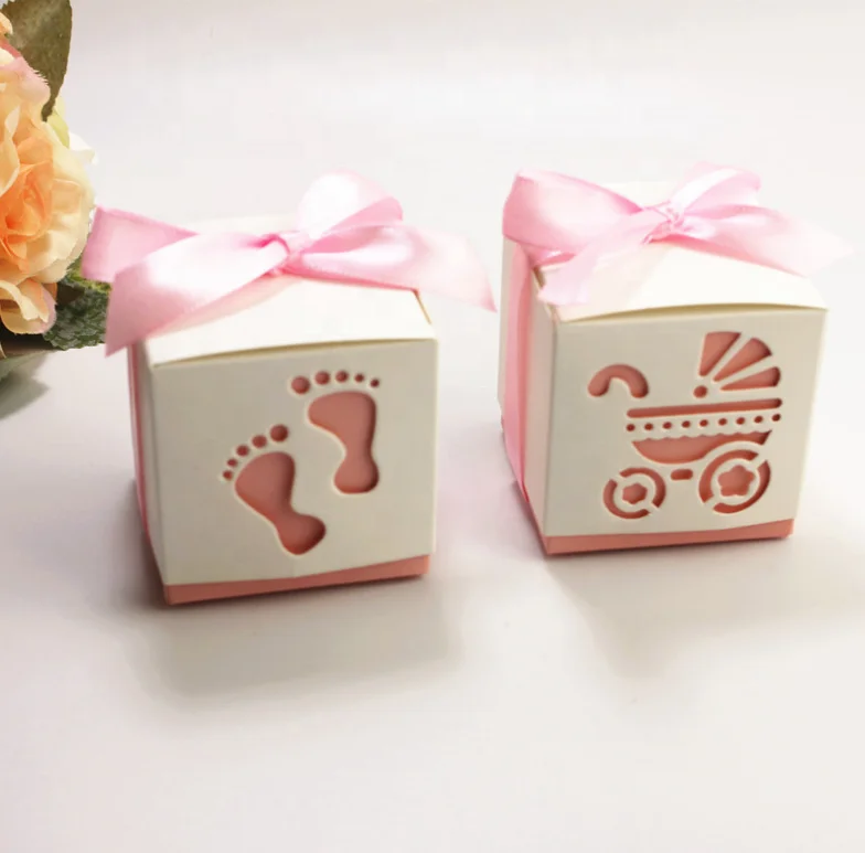 Wholesale Baby Shower Packaging Chocolate And Customized Candy Gift Box