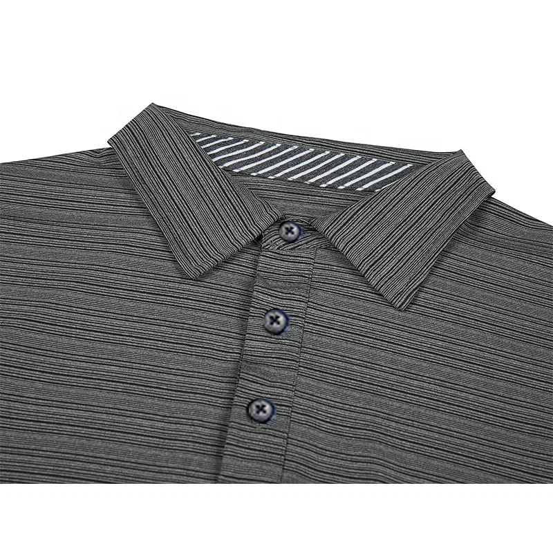 JL-10191 Printing Quick Dry Polo Shirts Egyptian Stretch Cotton Long Sleeve Polo T-shirt Shirt Golf Shirt for Men