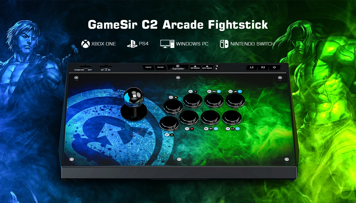 Source Gamesir C2 Universal Arcade Fightstick For PC, PS4, Xbox