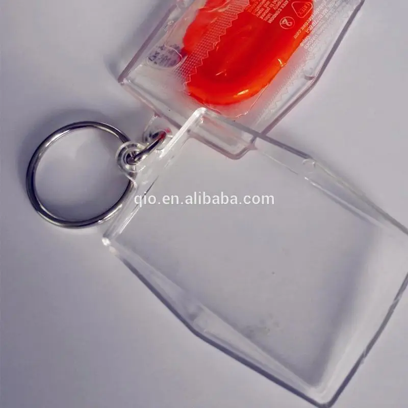 2023 Promotion Acrylic Keychain with Condom Holder