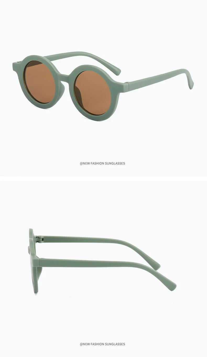 Conchen 2023 Fashion 90s Retro Round Unisex Vintage Child Sun Glasses 1 ...