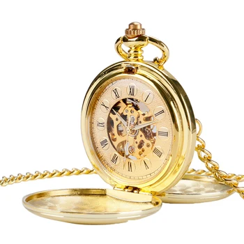 Hot Sale Classic Double-Sided Manual Mechanical Pocket Watch For Both Men And Women Gifts