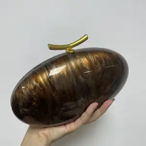 Irregular Shell Acrylic Bag Fashion Wedding Evening Clutch Dinner Party Handbags and Purse Wholesales Ladies Fashion Clutch Bag