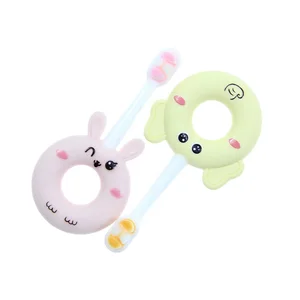 Hot Selling ultra Soft Bristles Kids Cute Cartoon Manual Toothbrush Wholesale Home Anti Slipped Toothbrush
