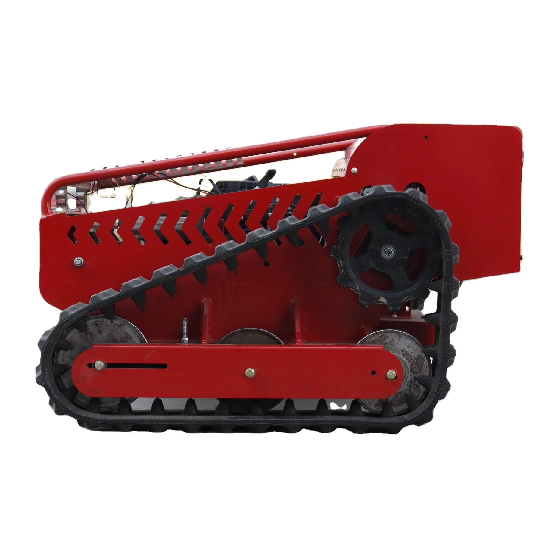 High Quality  Remote Control Crawler Lawn Mower Made  in China