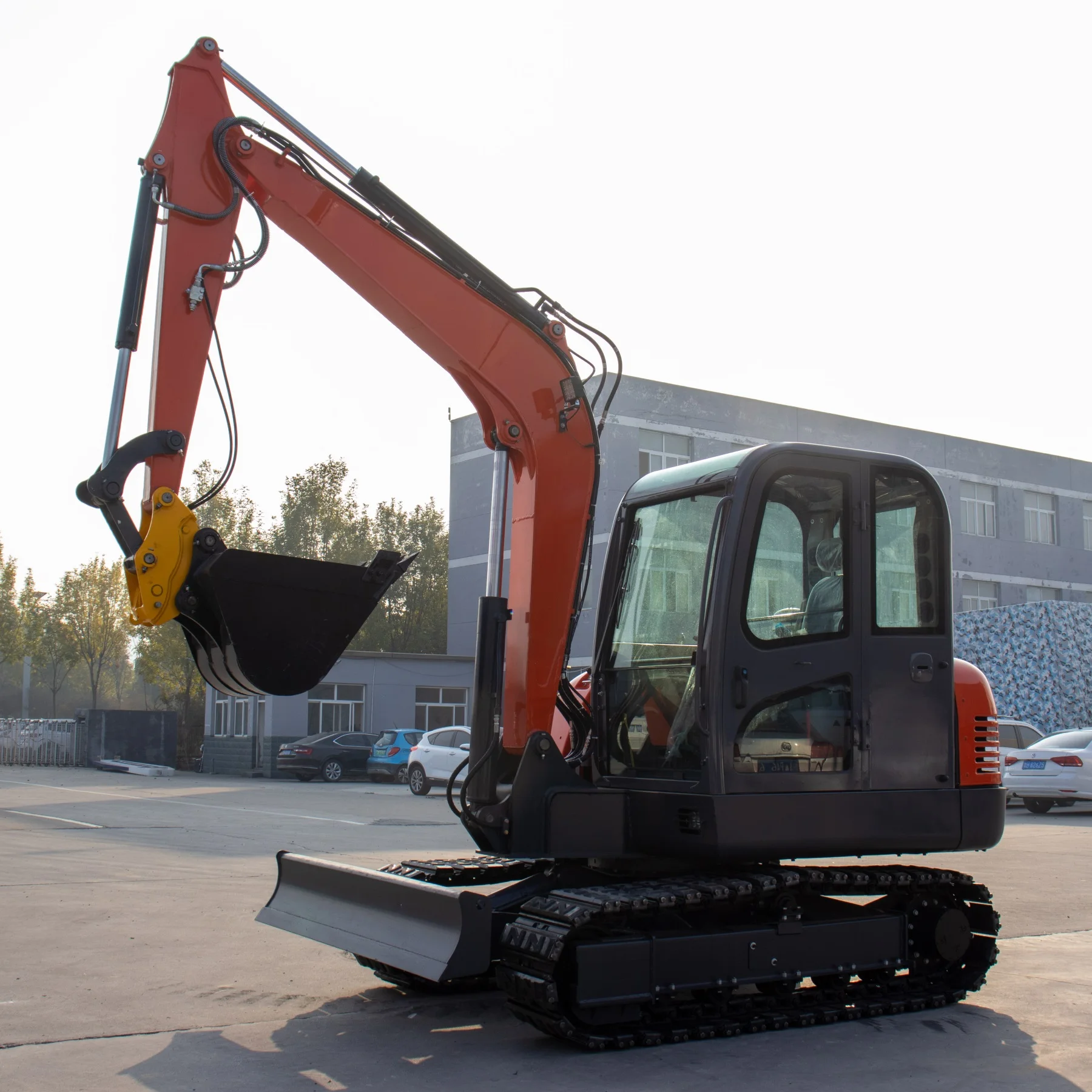 Kubota 6.0 5.5ton 5.0ton Mini Excavator with Hydraulic Pilots