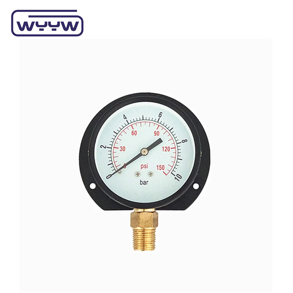
 Манометр с масляным наполнением 1Psi (0 - 600 Psi) Npt 1/4  