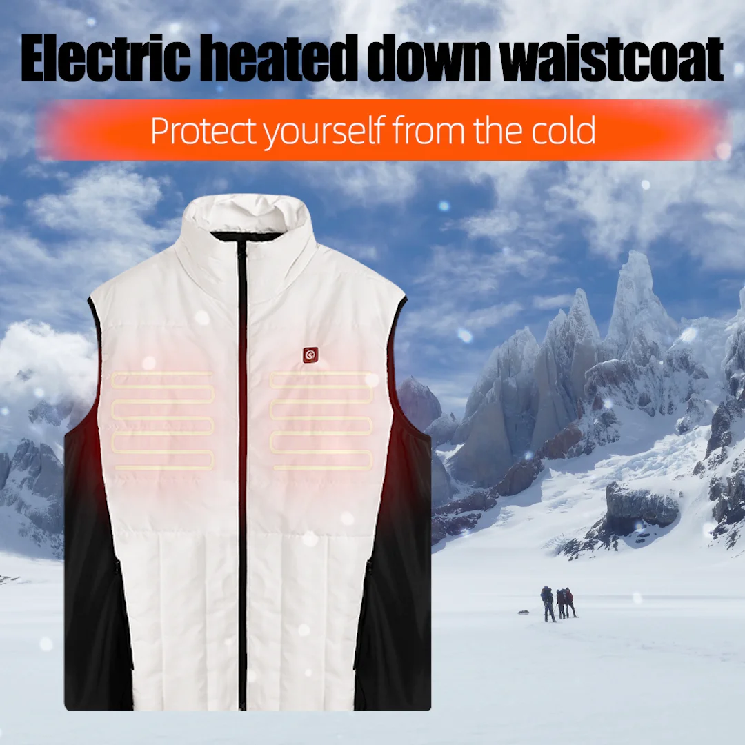 Lightweight Usb Battery Electrically Thermal Vests Body Warmer Three Levels Temperature Control