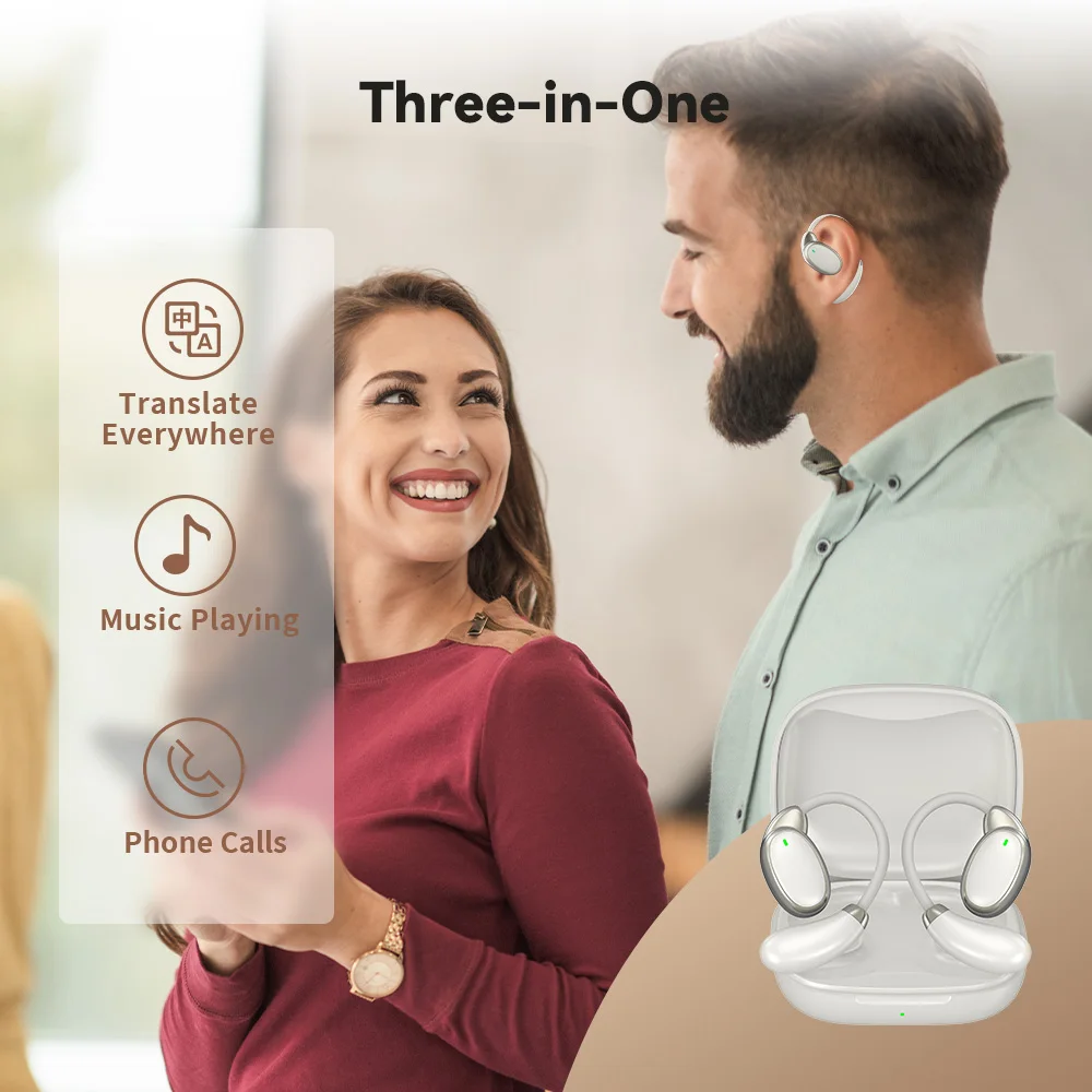 VORMOR V18 Translation Earphones - Real-Time AI Translators