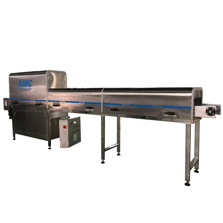 AMC Manufacturers Full Automatic Roll Grape Leaves Cooling Tunnel
