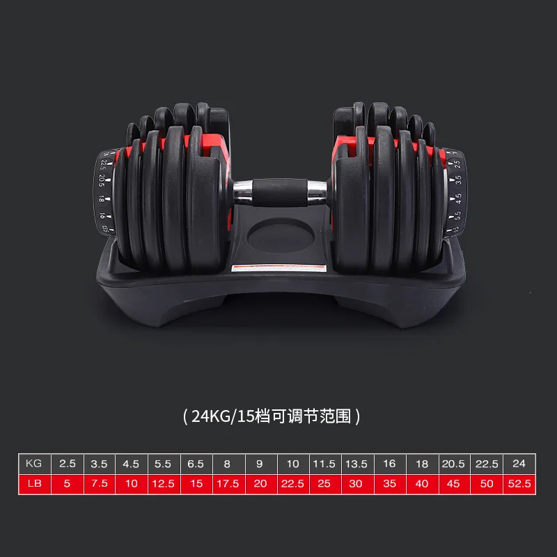 Home Gym Equipment 40Lbs Free Weights Dumbbells 3-in-1 Dumbbell Barbell Kettlebell Sets 24kg 52.5lb Adjustable Dumbbells Set details