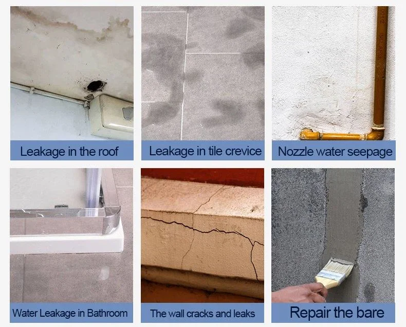 Waterproof Leak Seal Repair Spray Cracks Filler Leak Sealant Water